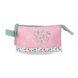 MOVOM MY LITTLE GARDEN prazna pernica sa 3 pregrade - pink
