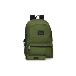 PEPE JEANS ARIS set ranac i pernica - tamno zelena