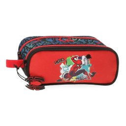 SPIDERMAN URBAM prazna pernica sa 2 pregrade - crvena