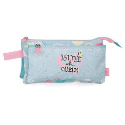 ENSO LITTLE URBAN QUEEN prazna pernica sa 3 pregrade - tirkizna