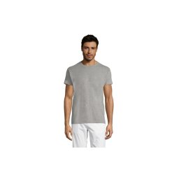REGENT unisex majica sa kratkim rukavima - grey melange, S