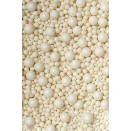 Keri K.D. šećerne perle BELE 3, 5, 7, 10mm 80g
