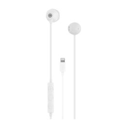 TNB ESCURVWH SLUSALICE SA LIGHTENING Konektorom i mikrofonom, bele