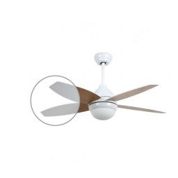NIAROS PLAFONSKI Ventilator 42' SA TAJMEROM I DALJINSKIM, BELI/DRVO EFEKAT