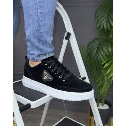 Crne muške patike od velura 5915