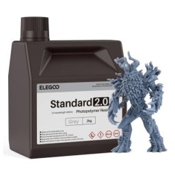 Elegoo Standard 2.0 resin 2000gram - Grey ( 068180 )