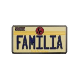 Fanattik Fast & Furious Familia License Plate Pin Badge ( 070955 )