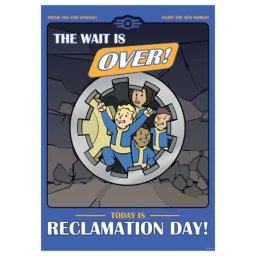 Fanattik Fallout Reclamation Day A3 Art Print ( 070960 )