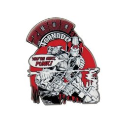 Fanattik 2000 AD Judge Dredd You’re Next Punk Pin Badge ( 070963 )