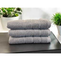 Peškir Bordura 40x80cm 550g/m2 Siva boja Indy ( VLK000661-sivabojaindy )