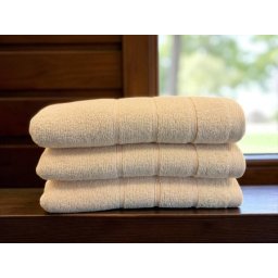 Peškir Bordura 40x80cm 550g/m2 Bež boja Indy ( VLK000661-bezbojaindy )