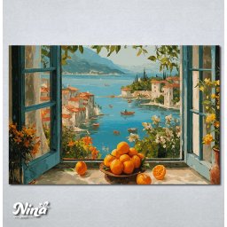 Slike na platnu Mediteranski pogled Nina660_P