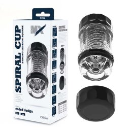Masturbator Spiral Cup Strong Edition Square