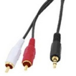Wiretek audio 5m bananica - 2x cinc Kabl ( 14793 )
