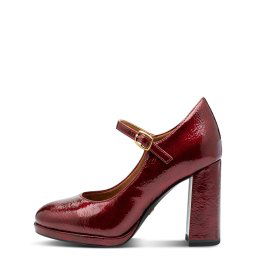 Mary Jane cipele na štiklu 1-22462-45 bordo