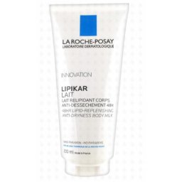 La Roche-Posay LIPIKAR LAIT Mleko za lice i telo protiv suvoće koje koži vraća lipide, pogodno za bebe, decu i odrasle, 200 ml