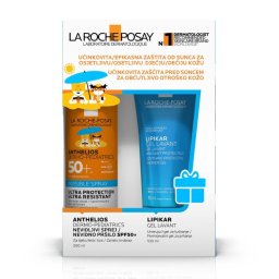 LA ROCHE POSAY ANTHELIOS BOX ANTHELIOS NEVIDLJIVI SPREJ ZA DECU + LIPIKAR GEL LAVANT