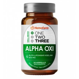 ONE TWO THREE ALPHA OXI 30 gastrorezistentnih kapsula