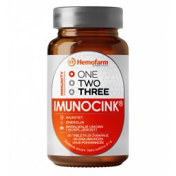 ONE TWO THREE Imunocink 60 tableta za žvakanje