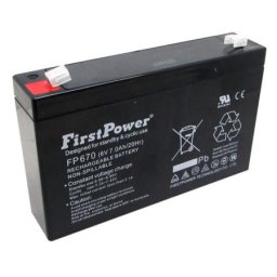FirstPower 6V 7Ah FP670 terminal T1 ( 0131 )