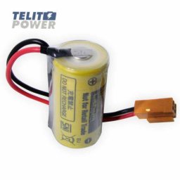 TelitPower baterija litijum 3V BR-2/3A BR17335 Panasonic - memorijska baterija za GE Fanuc A02B-0177-K106 PLC Logic Control ( P-2208 )