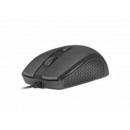 Natac Hoopoe 2, optical mouse 1600 DPI, 4 buttons, USB, black, cable 1,8m ( NMY-1798 )