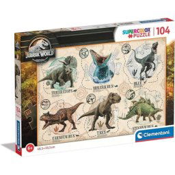 Clementoni puzzle 104 jurassic world ( CL27179 )