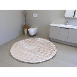 Okrugla Prostirka za kupatilo fi 100cm Roze boja ( VLK000198-rozeboja )