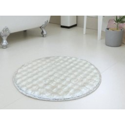 Okrugla Prostirka za kupatilo fi 100cm Bela boja ( VLK000198-belaboja )