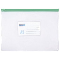 Fascikla zip A5 pvc Donau 1797001PL-00 providna
