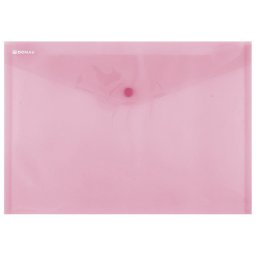 Fascikla koverta s dugmetom A4 pp Donau 8544001PL-04 providno crvena