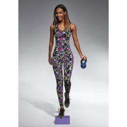 Bas Bleu REVEL 90 sports leggings shaping the figure with a fashionable print