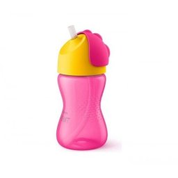 Avent magicna solja sa slamkom 300ml 12m+ 1998 - pink ( SCF798/02 )