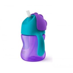 Avent magicna solja sa slamkom 200ml 9m+ 1912 - pink ( SCF796/02 )