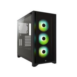 Corsair kućište iCUE 4000X Mid-Tower/ ATX/ kaljeno staklo/ bez napajanja/ RGB/ crna ( CC-9011204-WW )