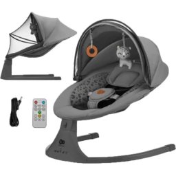 Kinderkraft stolica za ljuljanje lumi 2 dark grey ( KBLUMI02DGR0000 )