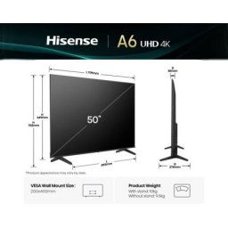 Hisense 50 inča 50A6Q 4K UHD Smart TV