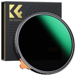 K&F Concept 62mm Variable ND Filter ND2-ND400 Nano X KF01.1462