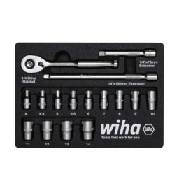 Wiha set gedora, 1/4", 17 delova ( W 44683 )