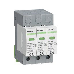 DC odvodnik Ex9UEP sa daljinskim kontaktom, klasa 1+2, In=20kA, 1200 V DC, 3MJ širina, za neuzemljene fotonap.sisteme pren.zašt.