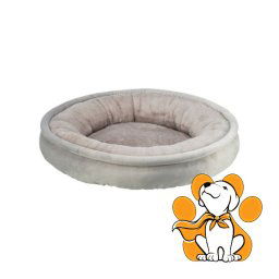 Trixie Bed Emmi 65cm, Okrugli Plišani Krevet Za Pse, Sivi