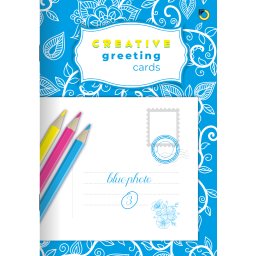 BOJANKA B5/16L CREATIVE GRETTING CARDS BLUE PHOTO 3