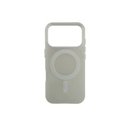 Silikonska futrola Magsafe FLURO COLOR Iphone 17 Pro BELA