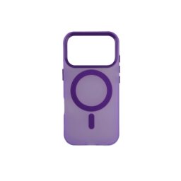 Silikonska futrola Magsafe FLURO COLOR Iphone 17 Pro Max LJUBIČASTA