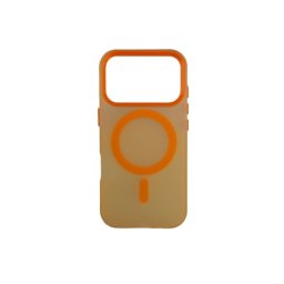 Silikonska futrola Magsafe FLURO COLOR Iphone 17 Pro Max NARANDŽASTA