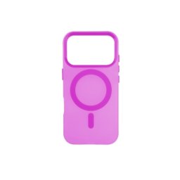 Silikonska futrola Magsafe FLURO COLOR Iphone 17 Pro ROZE