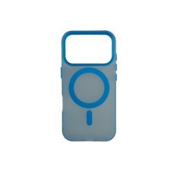 Silikonska futrola Magsafe FLURO COLOR Iphone 17 Pro PLAVA