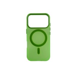 Silikonska futrola Magsafe FLURO COLOR Iphone 17 Pro ZELENA
