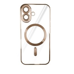 Silikonska futrola Magsafe Iphone 17 ZLATNA
