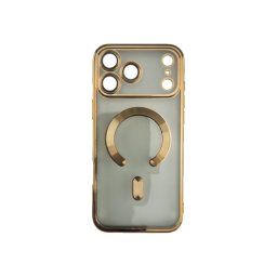 Silikonska futrola Magsafe Iphone 17 Pro ZLATNA